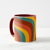 Mug Coloré ondulé (Devant gauche)