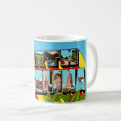 Mug Coloré Retro Caroline du Nord  (Devant droit)
