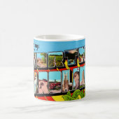 Mug Coloré Retro Caroline du Nord  (Centre)