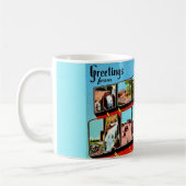 Mug Coloré Retro Caroline du Nord  (Gauche)
