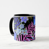 Mug Coloré Rétro Folin Floral Folid (Devant gauche)