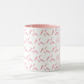 Mug Coloré Rose & Rouge Hippocampe Océan-Thème (Centre)