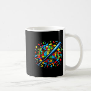 Mug Coloré Softball Autisme Sensibilisation Autistique
