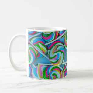 Mug Coloré tourbillonnant lollipops motif