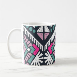 Mug Coloré tribal ethnique sans couture motif