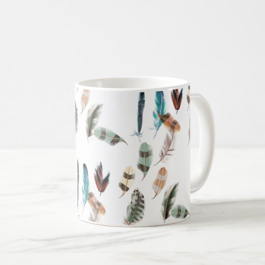 Mug Colored feathers (Devant droit)