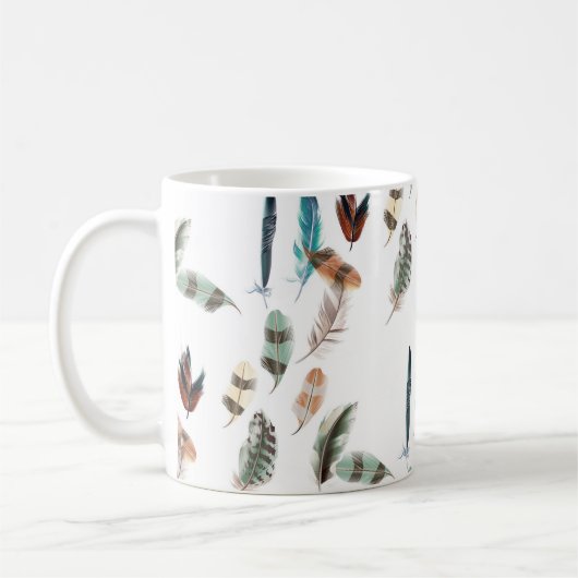 Mug Colored feathers (Gauche)