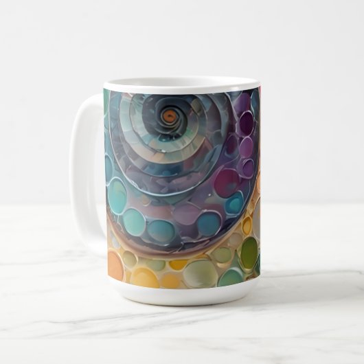 Mug colorés et modernes, décossés (Devant gauche)