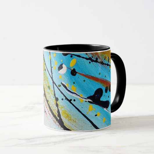 Mug Colorful Abstract Modern Unique (Devant droit)