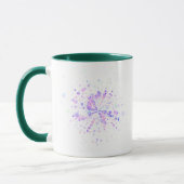 Mug Colorful Abstract Neon Splash (Gauche)