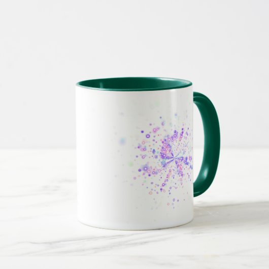 Mug Colorful Abstract Neon Splash (Devant droit)