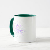 Mug Colorful Abstract Neon Splash (Devant gauche)