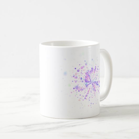 Mug Colorful Abstract Neon Splash (Devant droit)