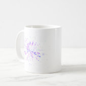 Mug Colorful Abstract Neon Splash (Devant gauche)