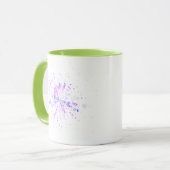 Mug Colorful Abstract Neon Splash (Devant gauche)