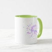 Mug Colorful Abstract Neon Splash (Devant droit)