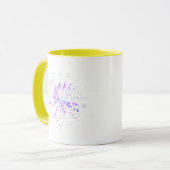 Mug Colorful Abstract Neon Splash (Devant gauche)