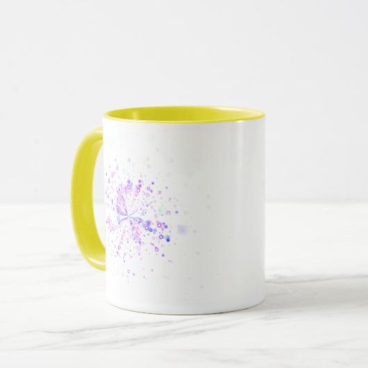 Mug Colorful Abstract Neon Splash (Devant gauche)
