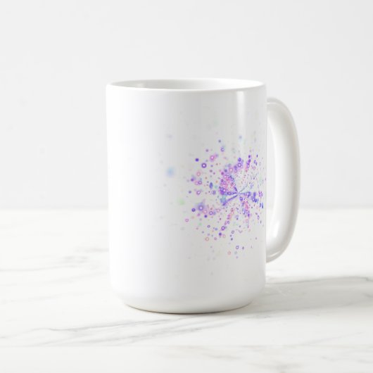 Mug Colorful Abstract Neon Splash (Devant droit)