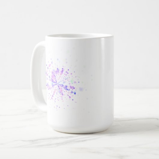 Mug Colorful Abstract Neon Splash (Devant gauche)