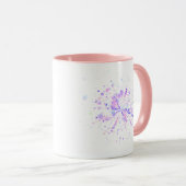 Mug Colorful Abstract Neon Splash (Devant droit)