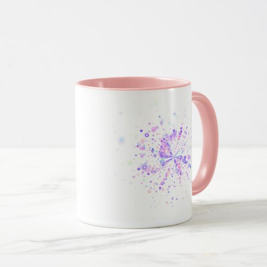 Mug Colorful Abstract Neon Splash (Devant droit)