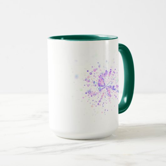 Mug Colorful Abstract Neon Splash (Devant droit)