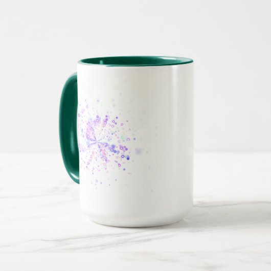 Mug Colorful Abstract Neon Splash (Devant gauche)