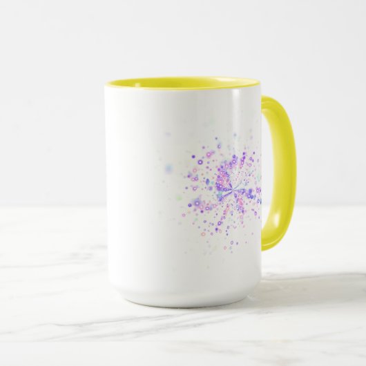 Mug Colorful Abstract Neon Splash (Devant droit)