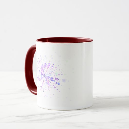Mug Colorful Abstract Neon Splash (Devant gauche)