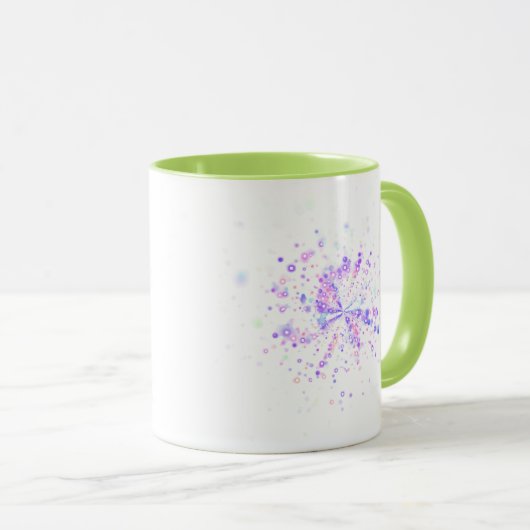 Mug Colorful Abstract Neon Splash (Devant droit)