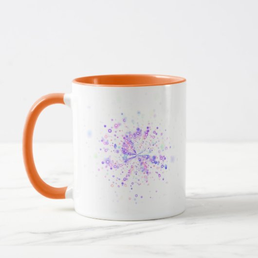 Mug Colorful Abstract Neon Splash (Gauche)