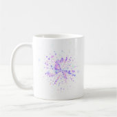 Mug Colorful Abstract Neon Splash (Gauche)