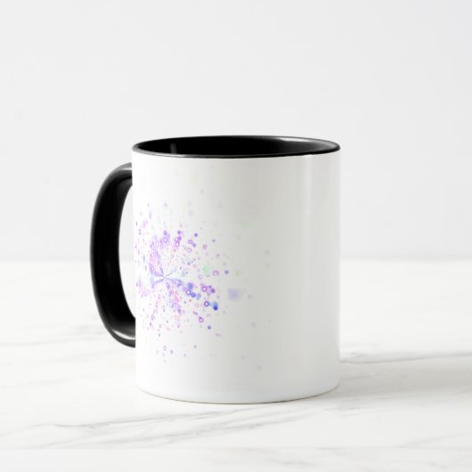 Mug Colorful Abstract Neon Splash (Devant gauche)