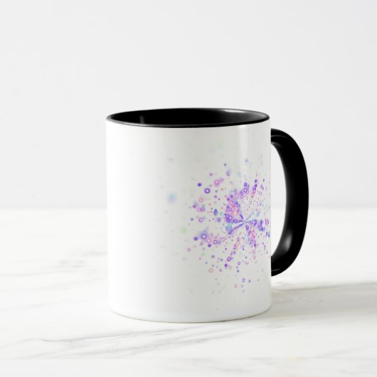 Mug Colorful Abstract Neon Splash (Devant droit)