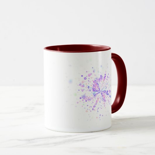 Mug Colorful Abstract Neon Splash (Devant droit)
