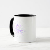 Mug Colorful Abstract Neon Splash (Devant gauche)