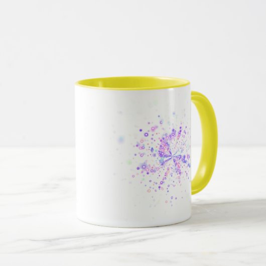 Mug Colorful Abstract Neon Splash (Devant droit)