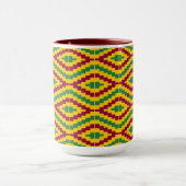 Mug Colorful African Kente Pattern (Centre)