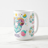 Mug Colorful Aries Zodiac Astrology Sign (Devant droit)