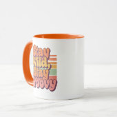 Mug Colorful Boho Retro Stay Wild Stay Groovy (Devant gauche)
