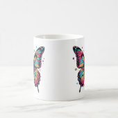Mug Colorful Butterfly Illustration (Centre)