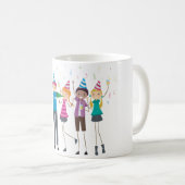 Mug Colorful Cartoon Kids Party Celebration (Devant droit)