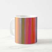 Mug Colorful Charcoal Boho Stripes (Devant gauche)