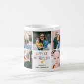 Mug Colorful Cute First Mother's Day Photo Collage (Centre)