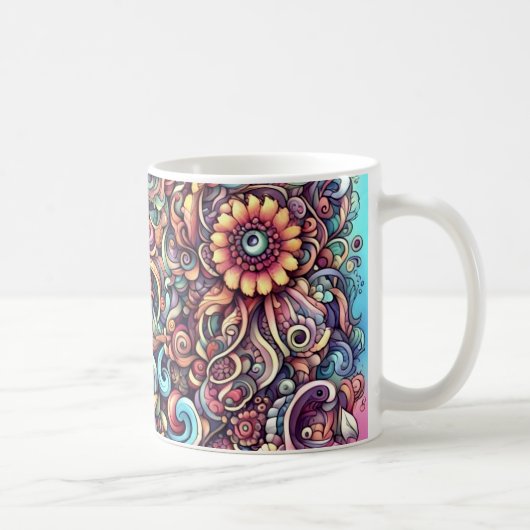 Mug Colorful doodle (Droite)