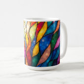 Mug Colorful flames. (Devant droit)