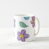 Mug Colorful floral print (Devant droit)