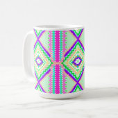 Mug Colorful Geometric Boho Pattern (Devant gauche)