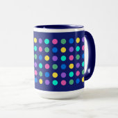 Mug Colorful Geometric Dots Drinkware Design - (Devant droit)
